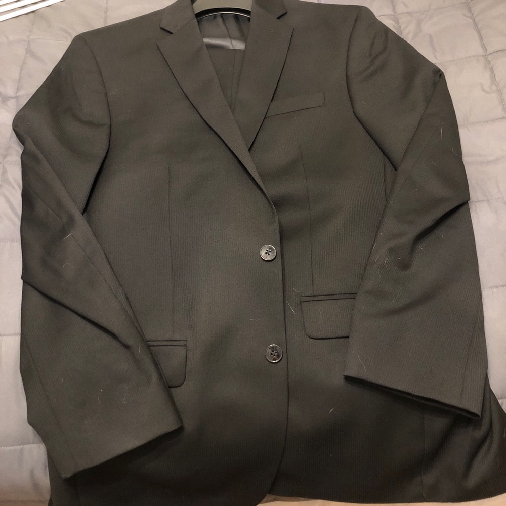 Black Calvin Klein Suit